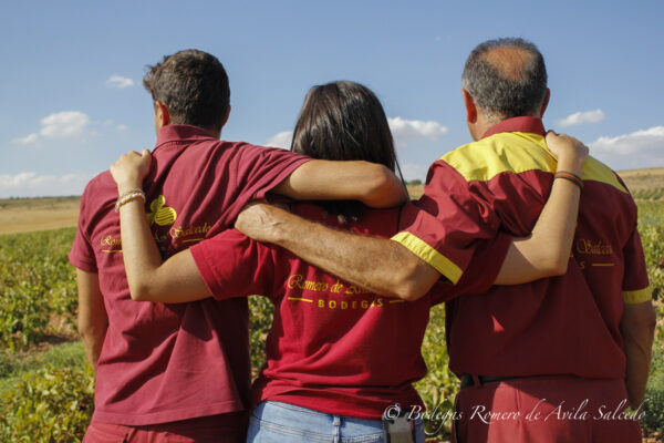 Family picture in the Vineyard